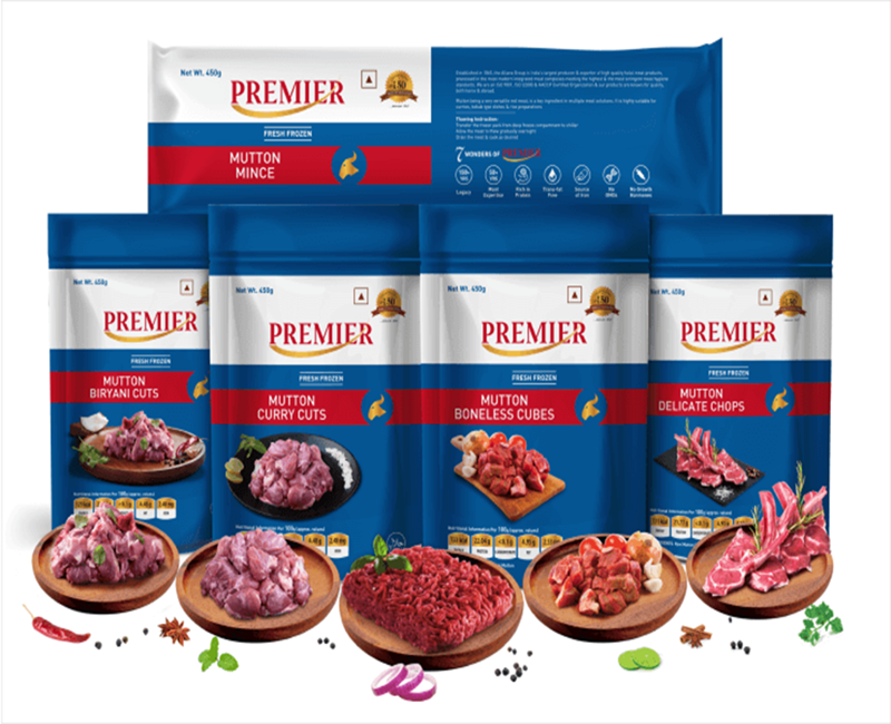 Mutton  bounless cuts