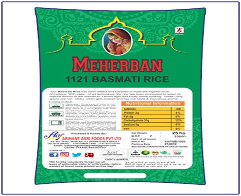 Meherban 1121 Basmati Rice