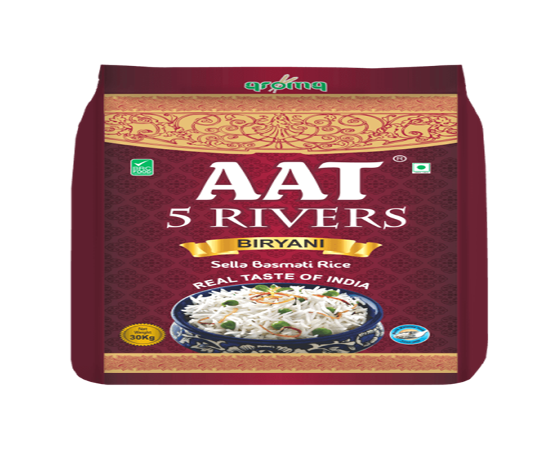 5 Rivers Green Zeera Steam Sizer Wond sella Basmati rice