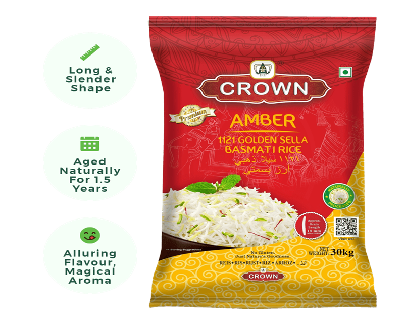 Amber Golden Sella Basmati Rice