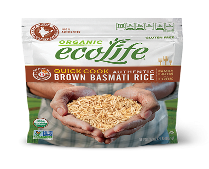 eco life Authentic Quick Cook Brown Basmati Rice