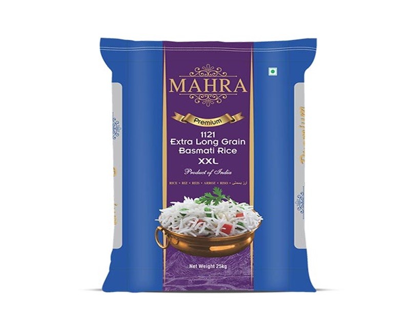 Mahra 1121 Extra Long Grains Basmati Rice XXL Blue