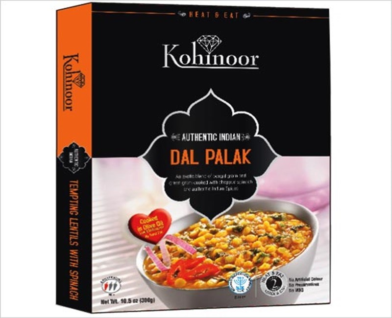 Tempting lentils with spinach Dal Palak