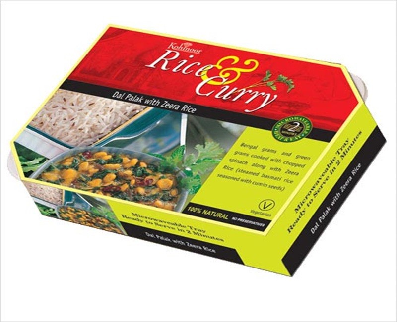 Dal Palak with Zeera Rice