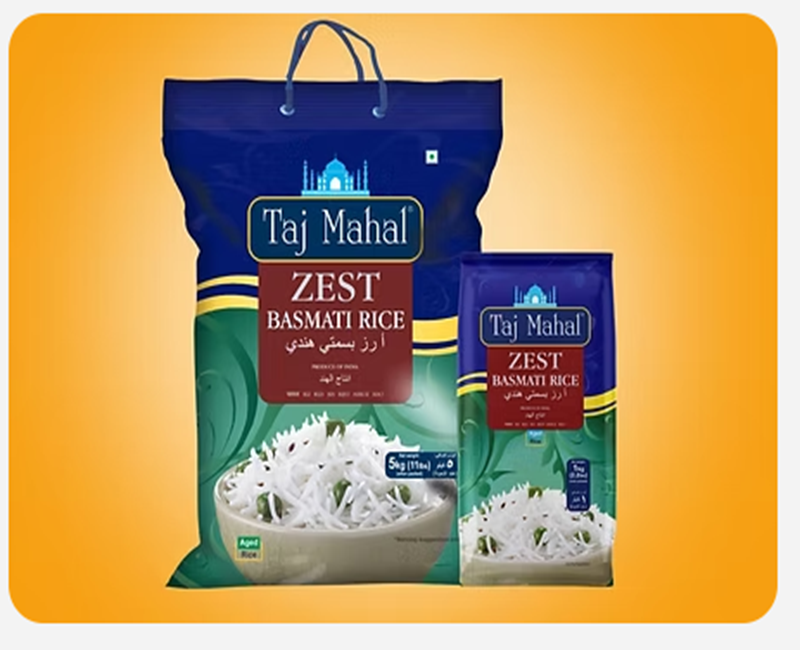 Taj Mahal Zest Supreme Quality Steam Basmati Rice