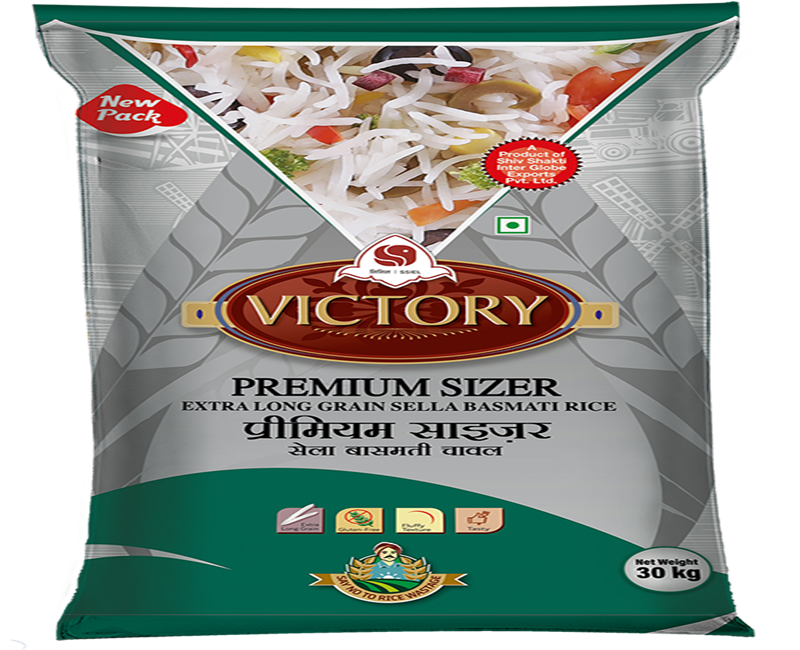 ⁠Victory Premium Sizer Sella Basmati Rice