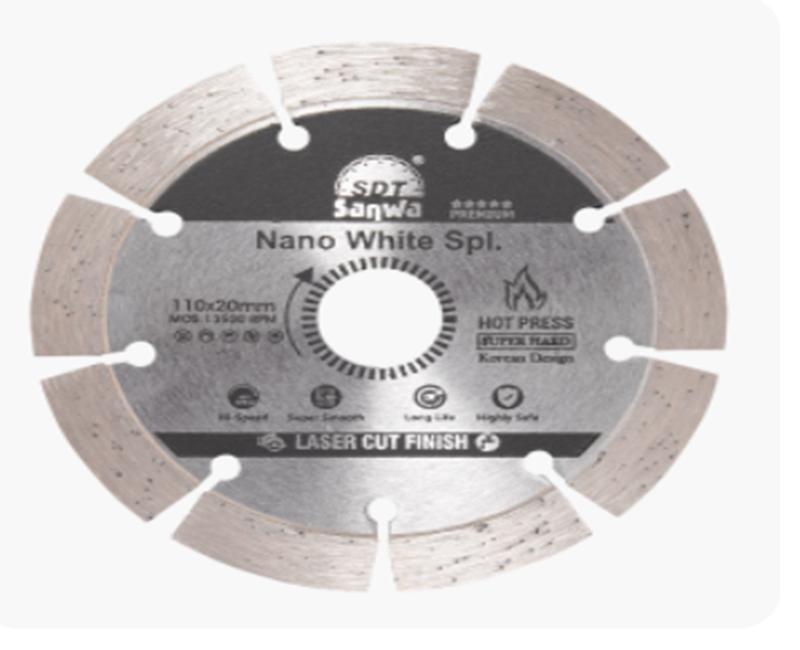 Diamond Saw Blade for Nano White