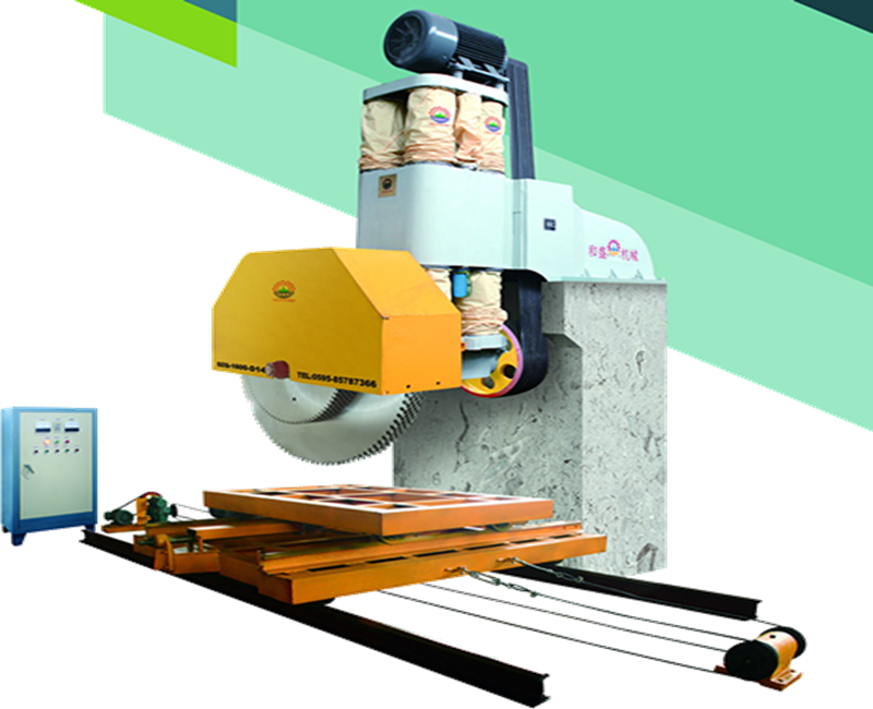 DZQ-1600 stone cutting machine (Multi-blade Hydraulic Stone Cutter)