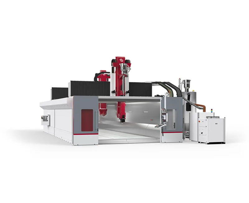 3D printer for large-scale additive manufacturing by extrusion of thermoplastic materials