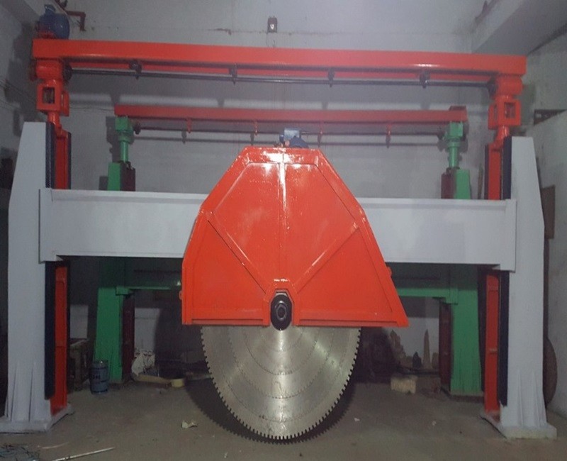 TWO PILLAR MULTI BLADE BLOCK CUTTER