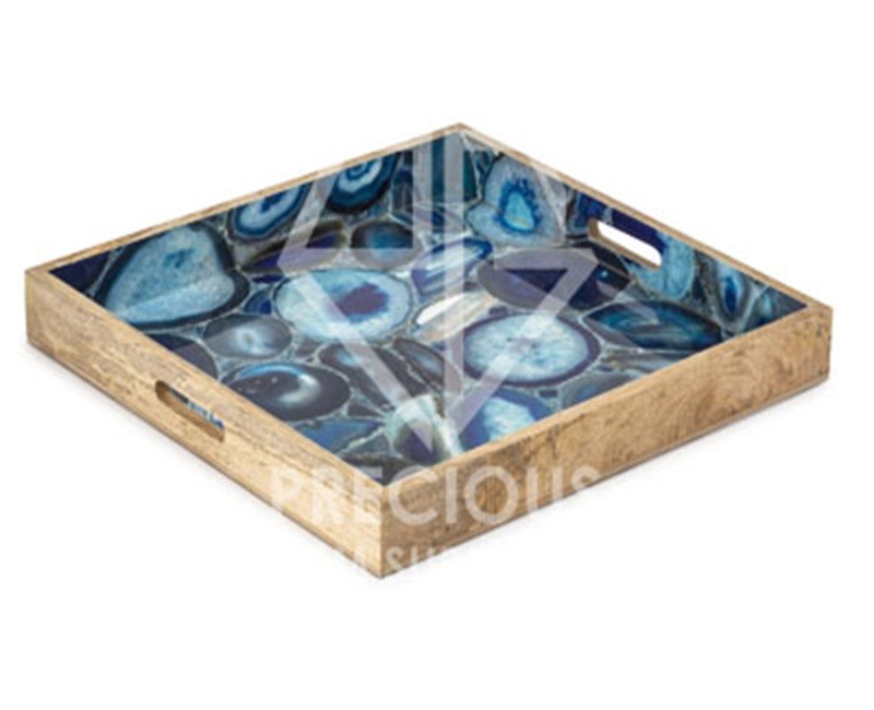 Blue Agate Tray