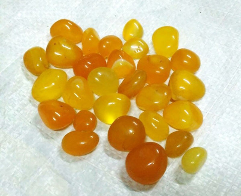 Yellow Onyx Pebble