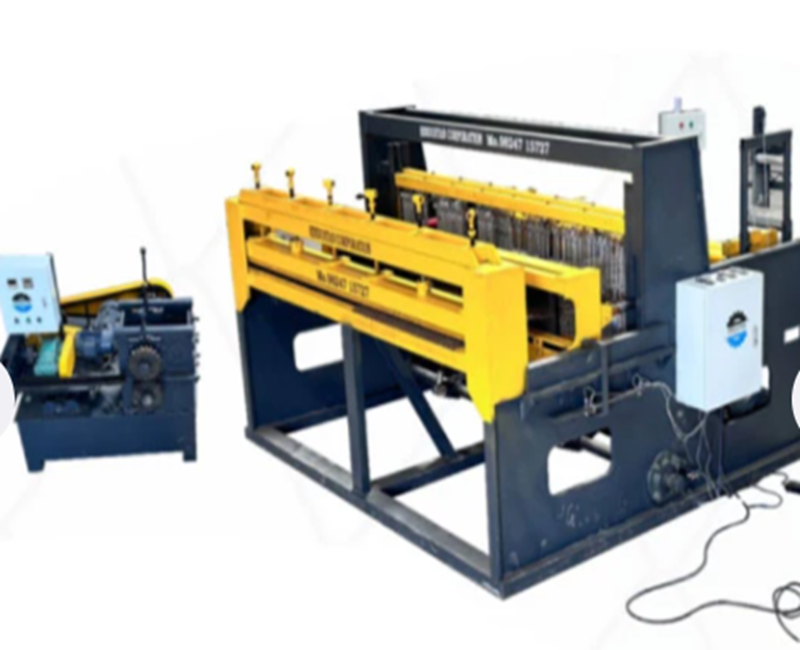 Automaticecrimpingwire mesh machine