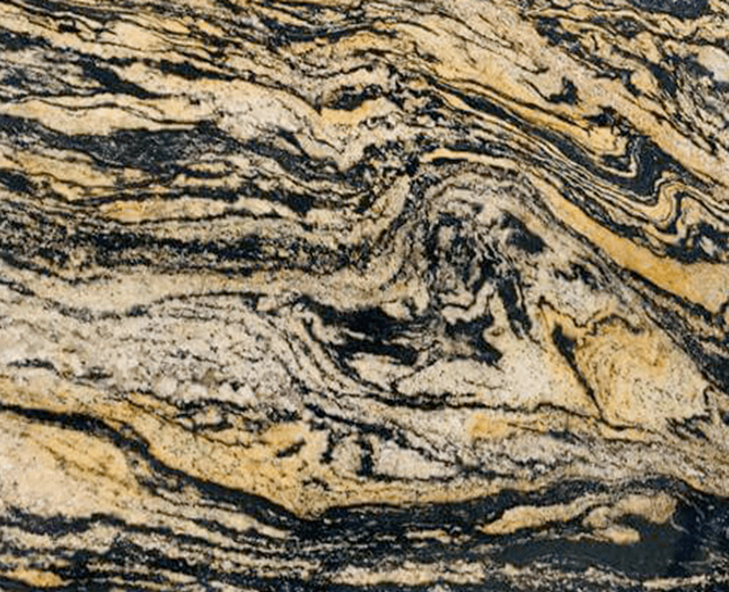 Carbon Gold Granite