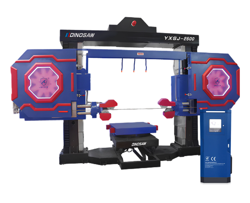 CNC Diamond Wire Saw Machine for 3D Stone Profiling