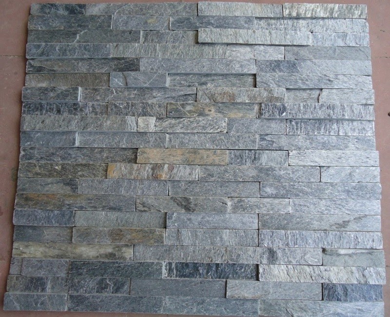 Silver Shine Slate wall panel